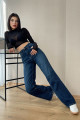 Koyu Mavi Kadın Wide Leg Jean Yüksek Bel Palazzo Likralı Esnek Kot Pantolon Jessica-kymavi Koyu Mavi Kadın Wide Leg Jean Yüksek Bel Palazzo Likralı Esnek Kot Pantolon Jessica-kymavi