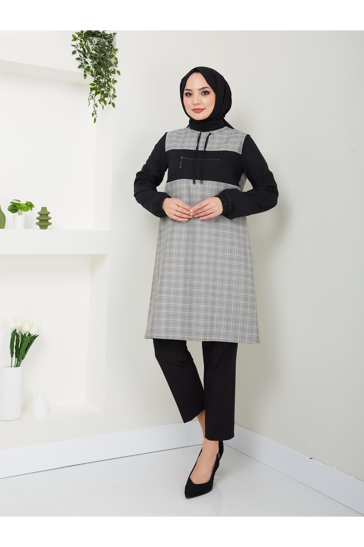 Mevsimlik Kadın Tesettür Tunik 61066 Mevsimlik Kadın Tesettür Tunik 61066
