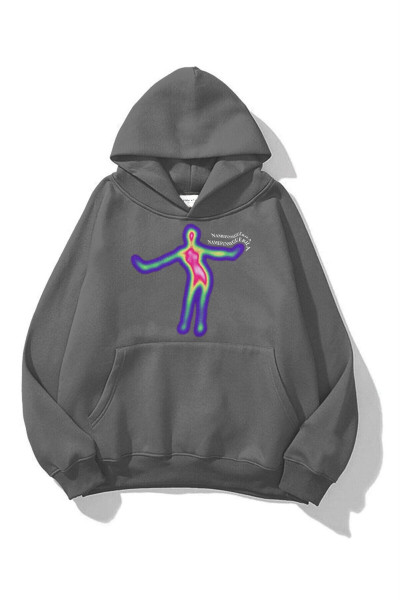 Unisex Name Funny Sweatshirt Hoodie Antrasit Unisex Name Funny Sweatshirt Hoodie Antrasit