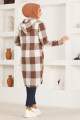 Kapüşonlu Tunik HDL5111 Kahverengi Kapüşonlu Tunik HDL5111 Kahverengi