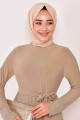 Taş Detay Kombin Vizon Asm2585 Taş Detay Kombin Vizon Asm2585