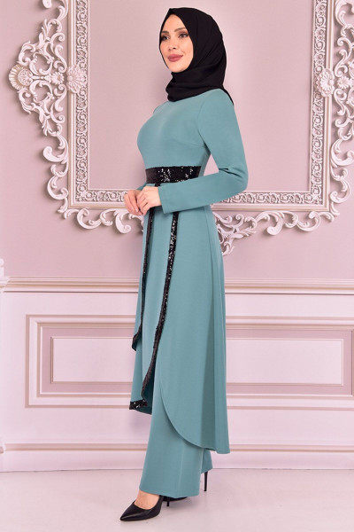 Pullu Kombin Mint Asm7031