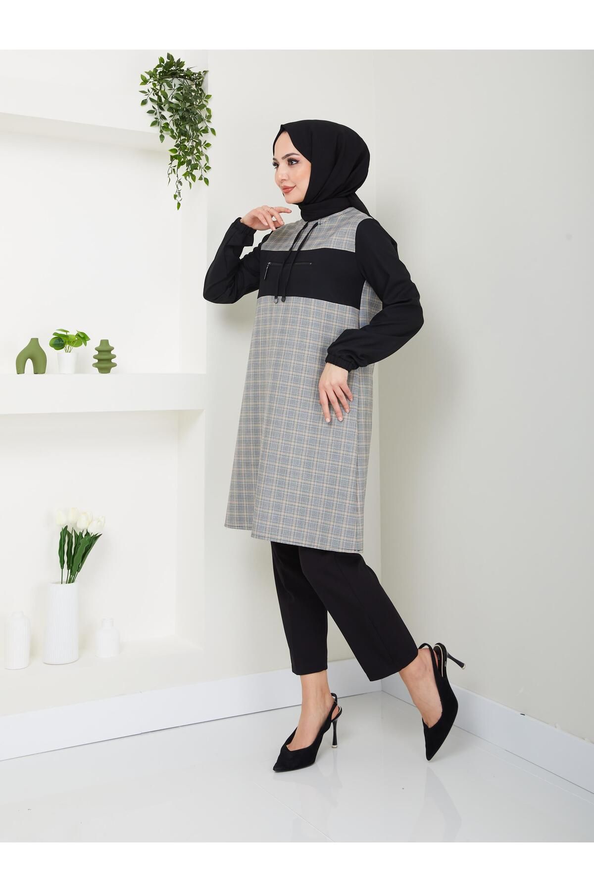 Mevsimlik Kadın Tesettür Tunik 61066 Mevsimlik Kadın Tesettür Tunik 61066