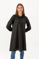 Kapüşonlu Tunik Siyah TFS3515 Kapüşonlu Tunik Siyah TFS3515
