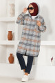 Kapüşonlu Tunik PLV3511 Gri Kapüşonlu Tunik PLV3511 Gri