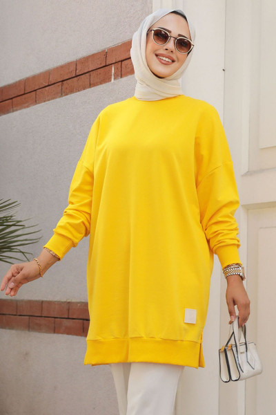 Sarı Tesettür Tunik 30644SR Sarı Tesettür Tunik 30644SR