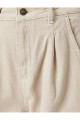 Yüksek Bel Pamuklu Slouchy Pantolon Yüksek Bel Pamuklu Slouchy Pantolon