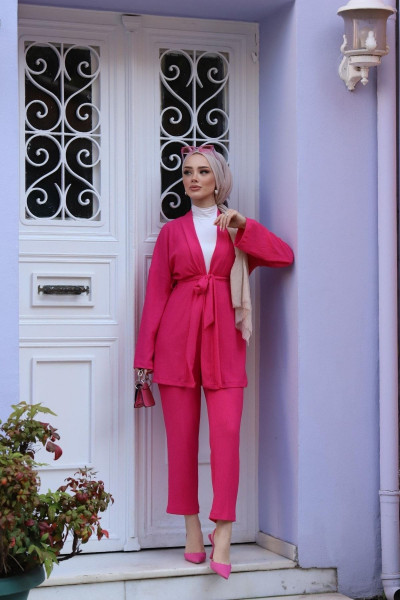 Kuşaklı Kimona Takım Kuşaklı Kimona Takım