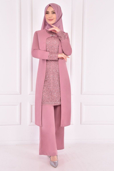 Pullu Kombin Pudra Asm2180