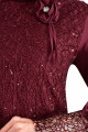 Pullu Kombin Bordo Asm2547 Pullu Kombin Bordo Asm2547
