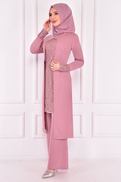 Pullu Kombin Pudra Asm2180