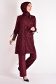 Pullu Kombin Bordo Asm2547 Pullu Kombin Bordo Asm2547