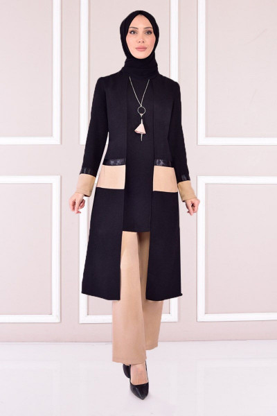 Kolyeli Kombin Siyah Asm2415 Kolyeli Kombin Siyah Asm2415