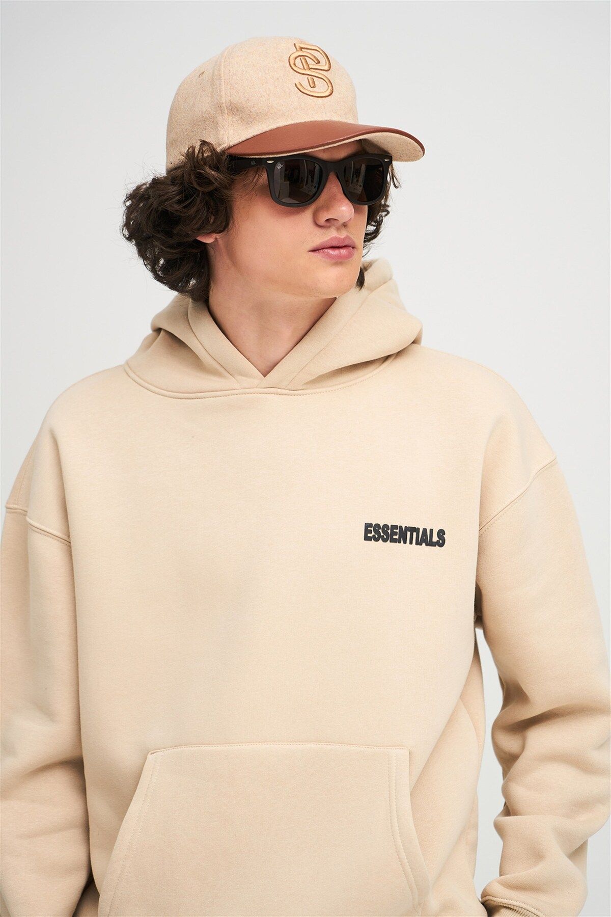 Unisex 303 Essential Sweatshirt Hoodie Taş Unisex 303 Essential Sweatshirt Hoodie Taş