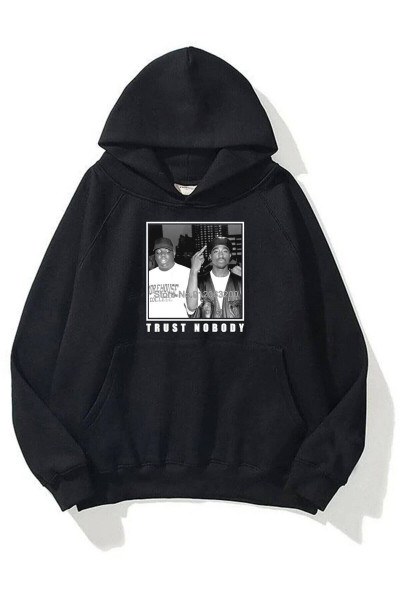 Unisex Trust Nobody Siyah Sweatshirt Hoodie Unisex Trust Nobody Siyah Sweatshirt Hoodie