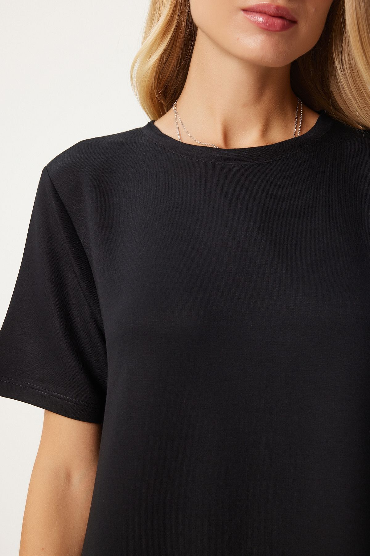 Yandan Yırtmaçlı Yazlık Uzun Örme Elbise Siyah Lhw0002 Yandan Yırtmaçlı Yazlık Uzun Örme Elbise Siyah Lhw0002