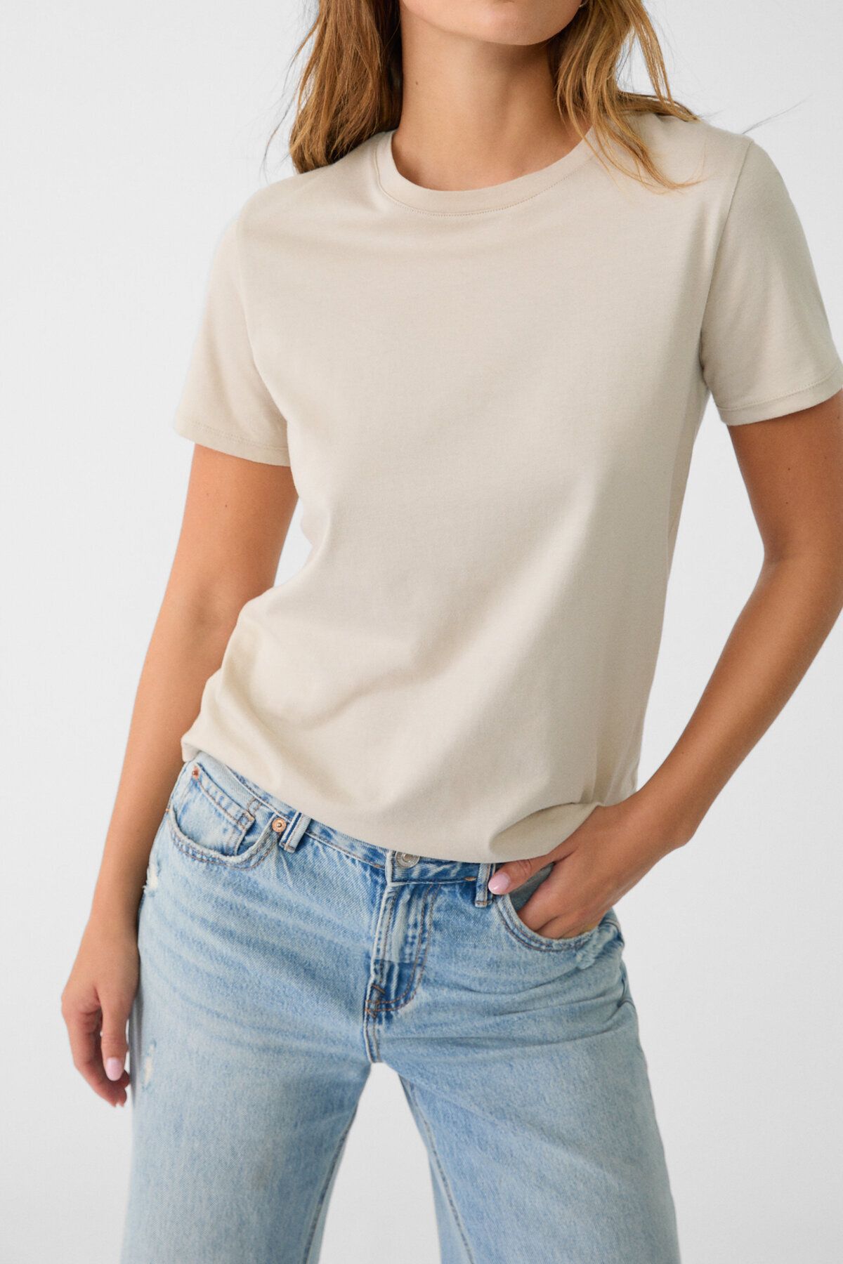 Kısa Kollu Basic T-shirt Kısa Kollu Basic T-shirt