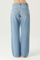 Weslie Açık Mavi Normal Bel Patı Düğmeli Wideleg Jean Pantolon C 4530-207 Weslie Açık Mavi Normal Bel Patı Düğmeli Wideleg Jean Pantolon C 4530-207