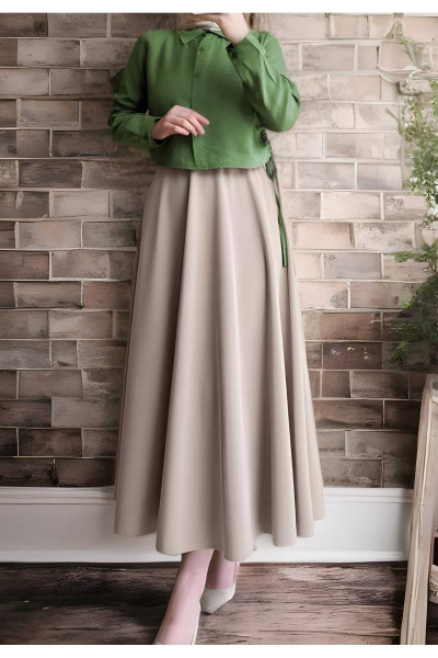 Puf Scuba Taş Etek Puf Scuba Taş Etek