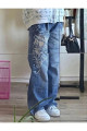 Y2K Grunge Style Streetwear Baggy Kot Pantolon Y2K Grunge Style Streetwear Baggy Kot Pantolon