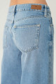 Weslie Açık Mavi Normal Bel Patı Düğmeli Wideleg Jean Pantolon C 4530-207 Weslie Açık Mavi Normal Bel Patı Düğmeli Wideleg Jean Pantolon C 4530-207