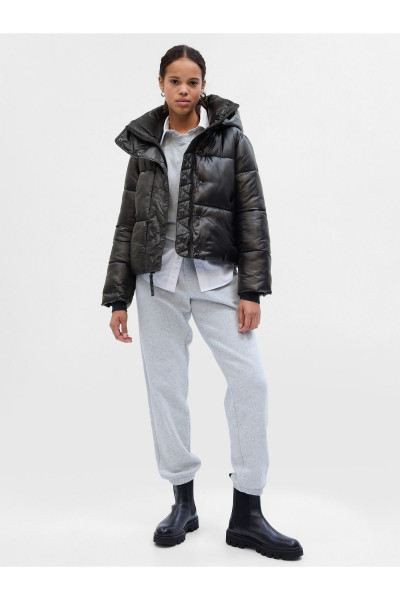 Kadın Siyah Big Puff Şişme Mont Kadın Siyah Big Puff Şişme Mont