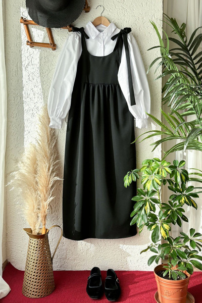 Siyah Kolu Bağlamalı Jile Siyah Kolu Bağlamalı Jile