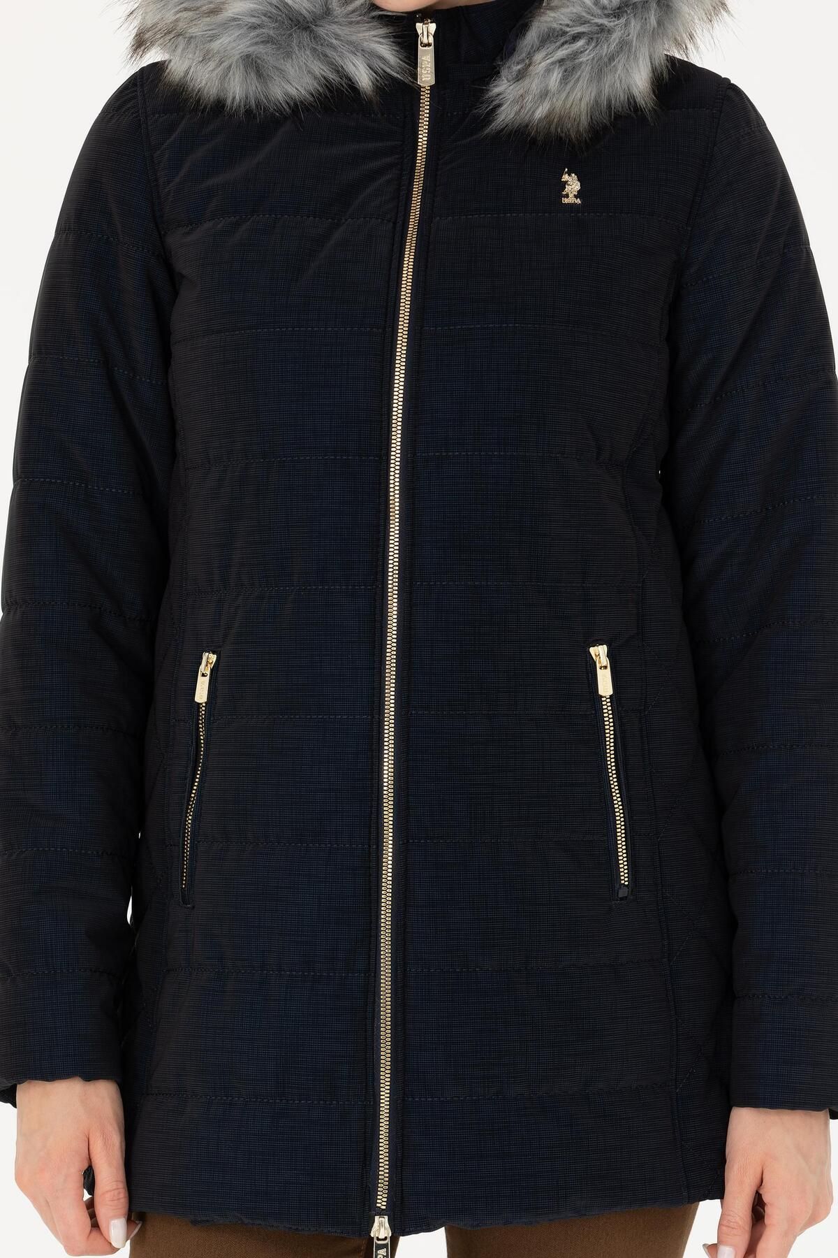 U.S. POLO  KAPİŞONLU SLİMFİT SPOR DERİ MONT WP24016 LACİVERT U.S. POLO  KAPİŞONLU SLİMFİT SPOR DERİ MONT WP24016 LACİVERT