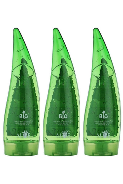 Aloe Vera Jel + Collagen + Hyaluronic Acid 250 ml Aloe Vera x 3 Adet Aloe Vera Jel + Collagen + Hyaluronic Acid 250 ml Aloe Vera x 3 Adet