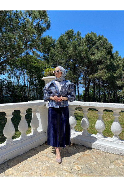 SATEN PİLELİ ETEK SATEN PİLELİ ETEK