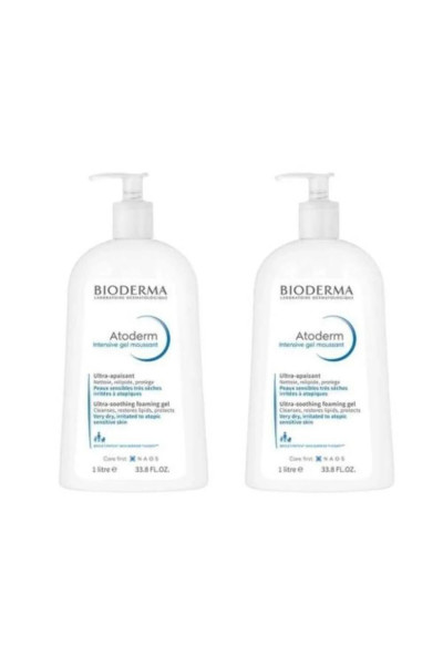 Atoderm Intensive Foaming Gel Moussant 1 lt X2 Atoderm Intensive Foaming Gel Moussant 1 lt X2