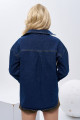 Taş Detaylı Oversize Jean Ceket, Kot Gömlek, Bol Kalıp Kot Ceket. Trend Taş Detaylı Oversize Jean Ceket, Kot Gömlek, Bol Kalıp Kot Ceket. Trend
