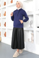 Kapşonlu Sweatshirt Tsd230340 Mor Kapşonlu Sweatshirt Tsd230340 Mor