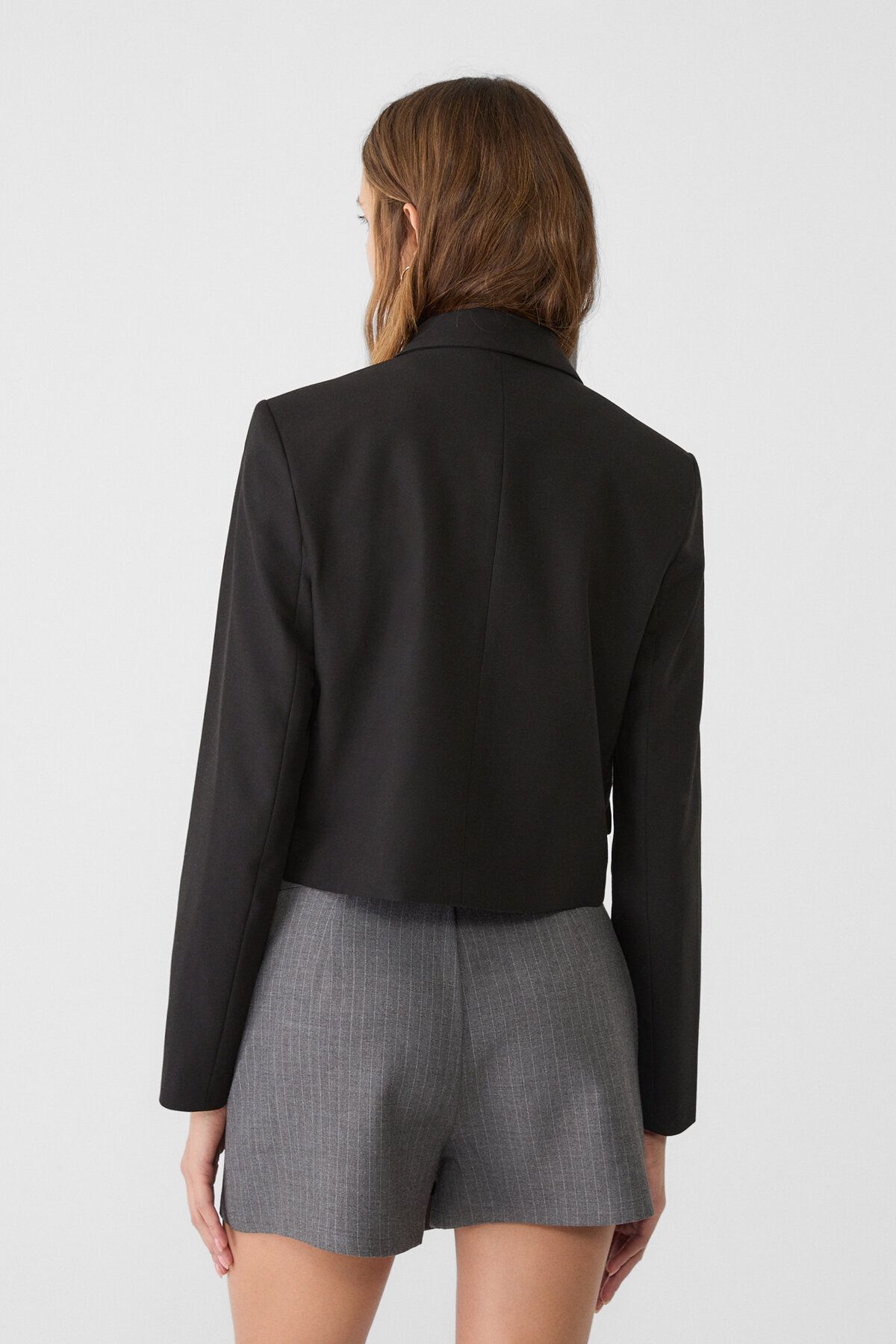 Kumaş crop blazer Kumaş crop blazer