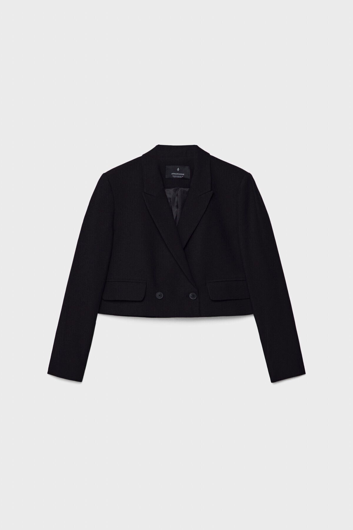 Kumaş crop blazer Kumaş crop blazer