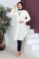 Kolyeli Tunik TSD230512 Ekru Kolyeli Tunik TSD230512 Ekru