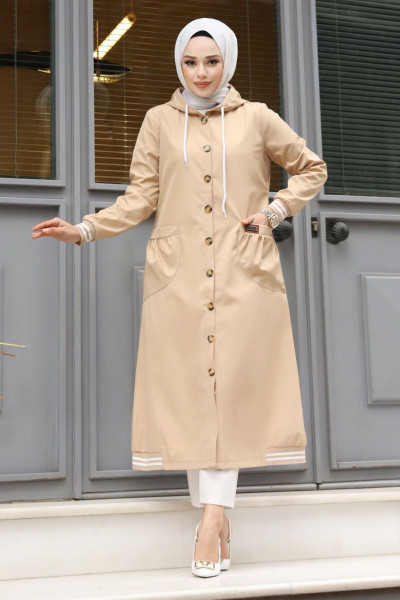 Ribanalı Trençkot TSD240307 Ribanalı Trençkot TSD240307