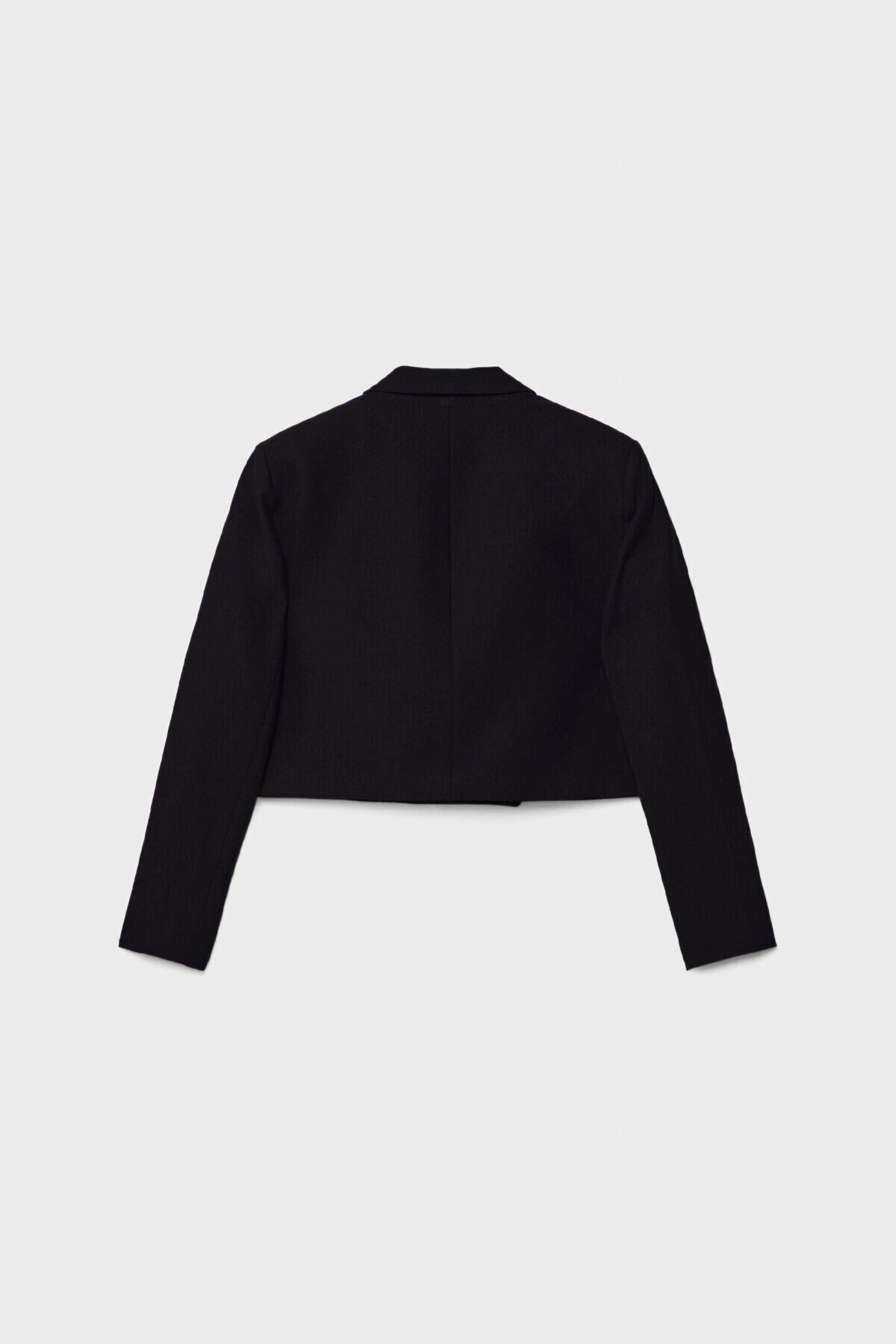 Kumaş crop blazer Kumaş crop blazer
