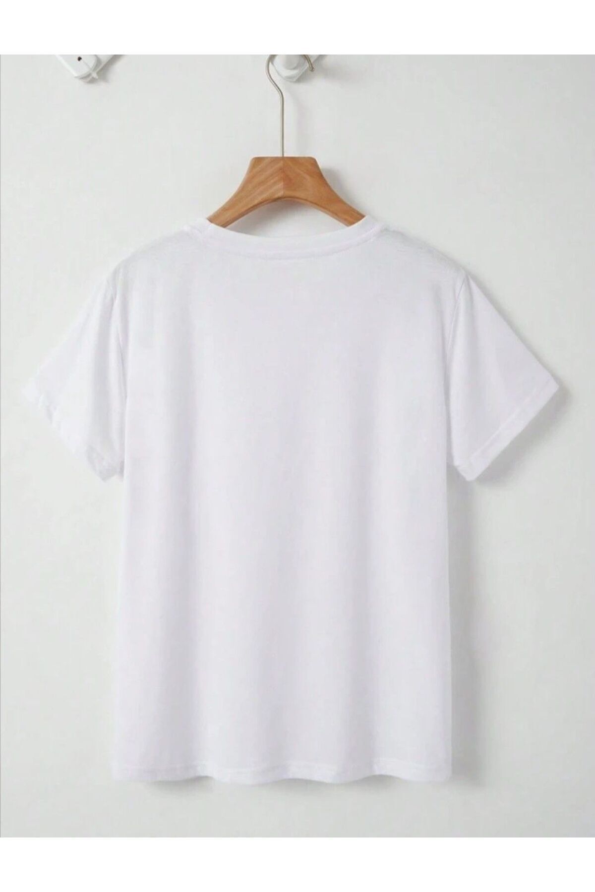 Trend Selection - Kuş Tasarım Baskılı, Oversize, Bisiklet Yaka, Kadın T-shirt Trend Selection - Kuş Tasarım Baskılı, Oversize, Bisiklet Yaka, Kadın T-shirt