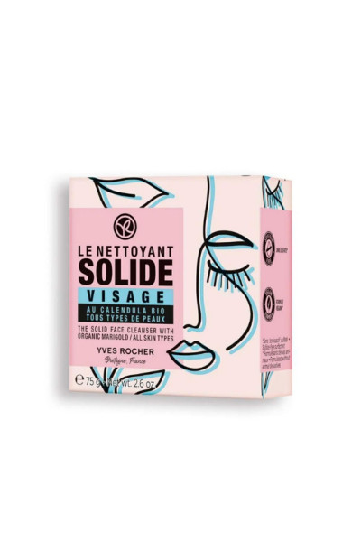Sülfat, sabun, koruyucu ve paraben içermeyen katı yüz temizleyici 75 g / Oje Sülfat, sabun, koruyucu ve paraben içermeyen katı yüz temizleyici 75 g / Oje