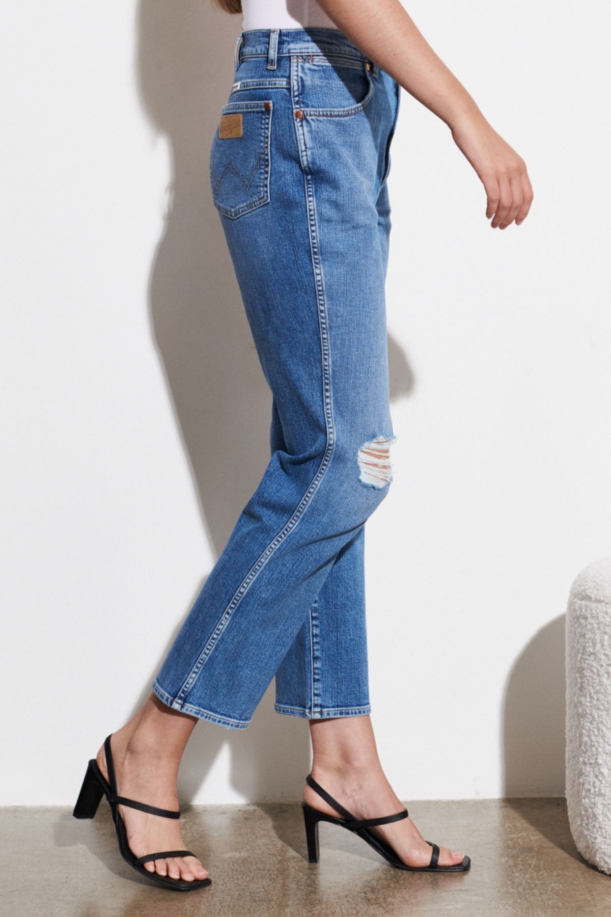 Wild West Fit Yüksek Bel Düz Paça Esnek Jean Kot Pantolon Wild West Fit Yüksek Bel Düz Paça Esnek Jean Kot Pantolon