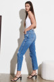 Wild West Fit Yüksek Bel Düz Paça Esnek Jean Kot Pantolon Wild West Fit Yüksek Bel Düz Paça Esnek Jean Kot Pantolon