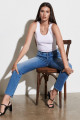 Straight Fit Yüksek Bel Düz Paça Esnek Jean Kot Pantolon Straight Fit Yüksek Bel Düz Paça Esnek Jean Kot Pantolon