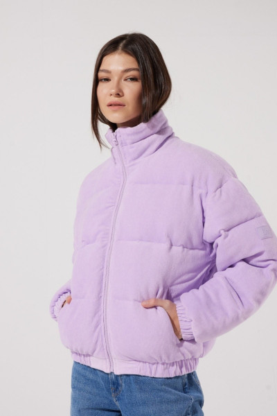 Regular Fit Normal Kesim Kadın Lila Şişme Mont Regular Fit Normal Kesim Kadın Lila Şişme Mont