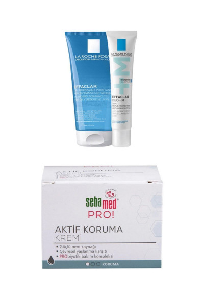 Yaşlanma Karşıtı Besleyici Aktif Koruyucu Yüz Kremi 50ml + Yağlı Ciltler İçin Effaclar Tanışma Kiti Yaşlanma Karşıtı Besleyici Aktif Koruyucu Yüz Kremi 50ml + Yağlı Ciltler İçin Effaclar Tanışma Kiti