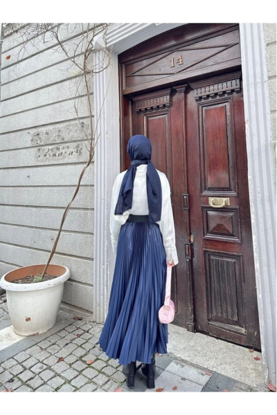 Piliseli Tesettür Etek Piliseli Tesettür Etek