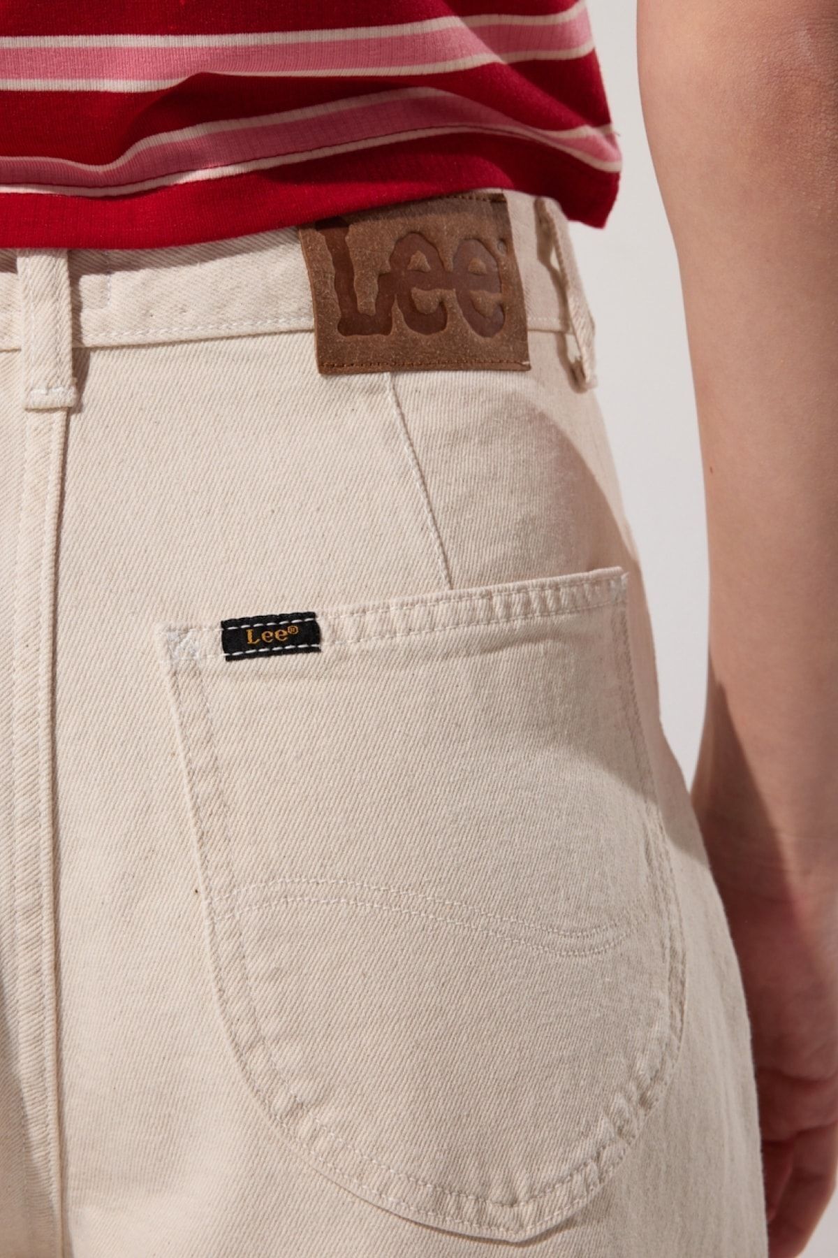 Stella A Line Fit Yüksek Bel Geniş Paça Ekru Esnek Jean Kot Pantolon Stella A Line Fit Yüksek Bel Geniş Paça Ekru Esnek Jean Kot Pantolon