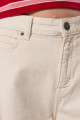 Stella A Line Fit Yüksek Bel Geniş Paça Ekru Esnek Jean Kot Pantolon Stella A Line Fit Yüksek Bel Geniş Paça Ekru Esnek Jean Kot Pantolon