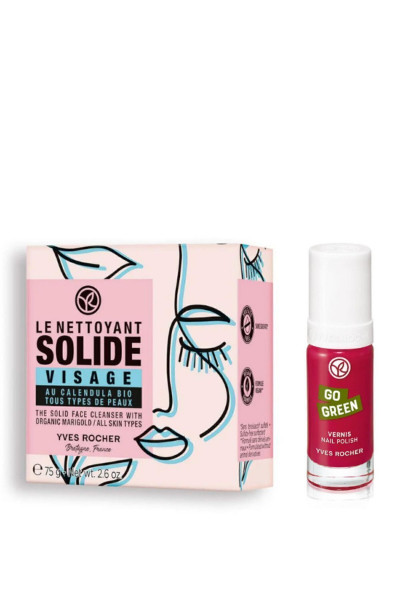Sülfat, sabun, koruyucu ve paraben içermeyen katı yüz temizleyici 75 g / Oje Sülfat, sabun, koruyucu ve paraben içermeyen katı yüz temizleyici 75 g / Oje