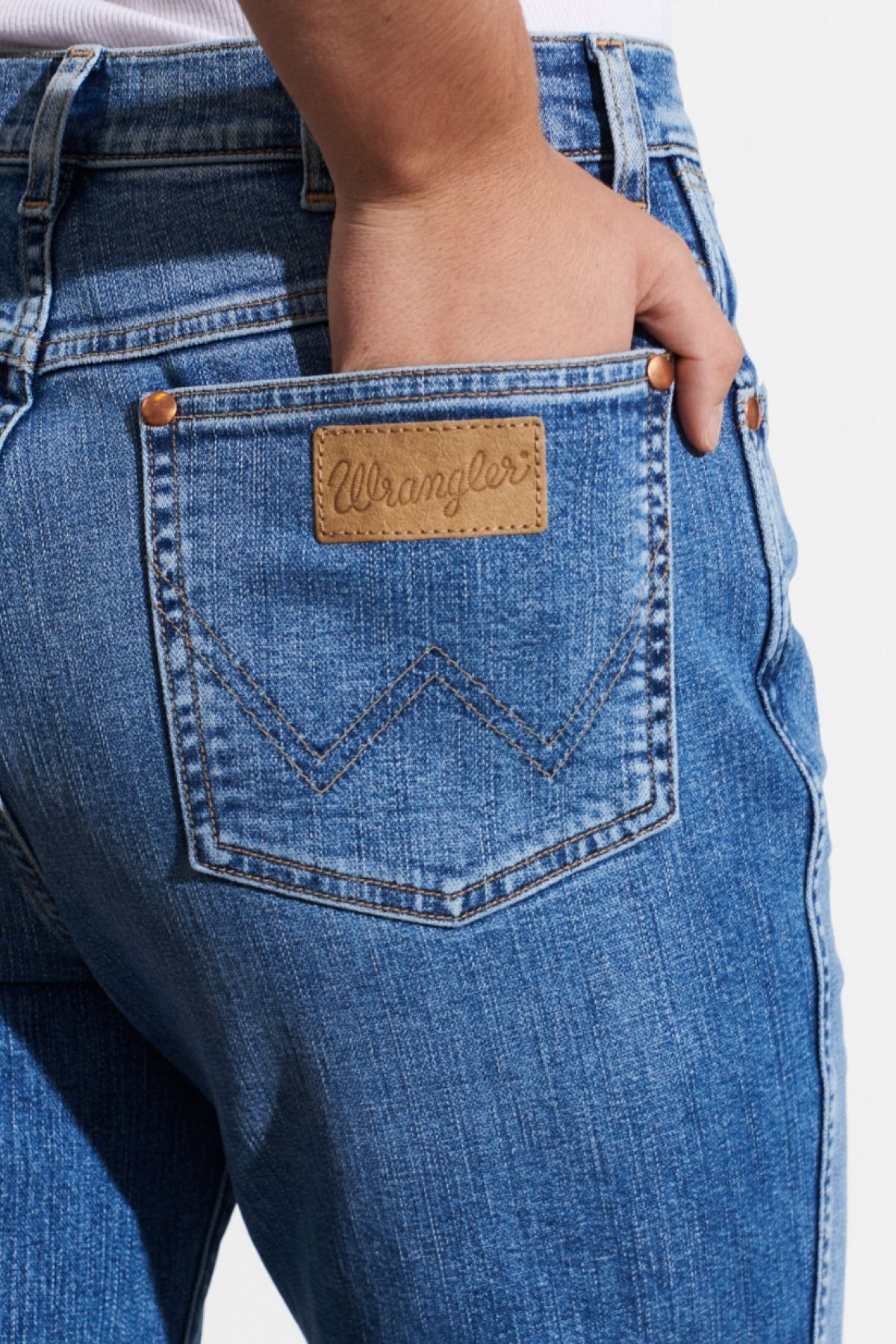 Wild West Fit Yüksek Bel Düz Paça Esnek Jean Kot Pantolon Wild West Fit Yüksek Bel Düz Paça Esnek Jean Kot Pantolon